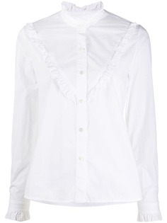 Nili Lotan Marcela frill-trimmed cotton shirt