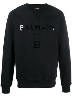Balmain logo print sweatshirt