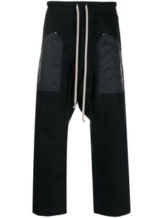 Rick Owens DRKSHDW dropped crotch cropped trousers
