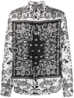 Versace Jeans Couture рубашка с длинными рукавами и принтом