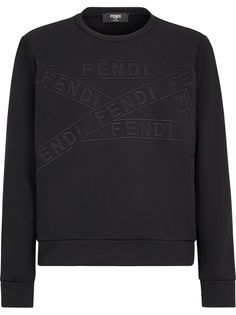 Fendi толстовка с вышитым логотипом