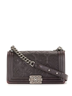 Chanel Pre-Owned сумка на плечо Boy Chanel с тиснением