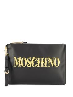 Moschino клатч с логотипом
