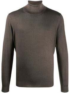Canali толстовка из джерси с высоким воротником