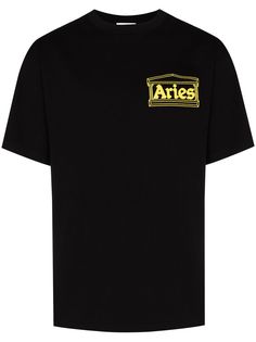 Aries футболка Hands Off с логотипом
