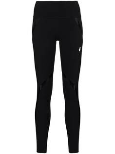 Off-White легинсы с резиновыми полосками