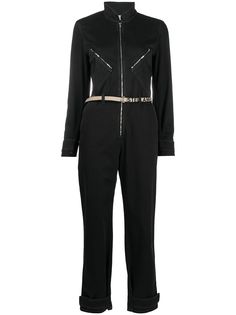 Stella McCartney джинсовый комбинезон с поясом
