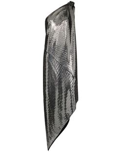 MM6 Maison Margiela платье миди асимметричного кроя с вырезом халтер