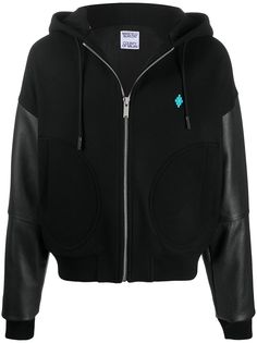Marcelo Burlon County of Milan худи на молнии со вставками
