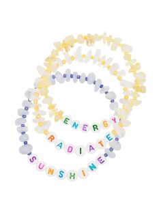 TBalance комплект браслетов Radiate Sunshine Energy с камнями