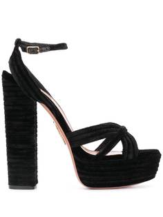 Aquazzura босоножки на платформе с ремешками