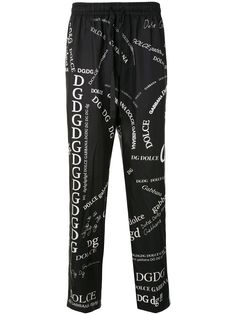 Dolce & Gabbana брюки с логотипом