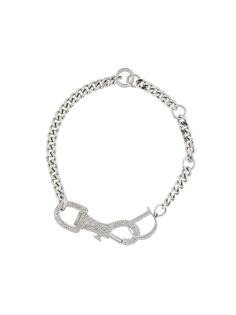 Christian Dior колье Hardcore с кристаллами 2000-х годов