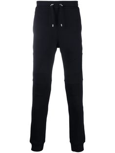 Balmain спортивные брюки со вставками в рубчик