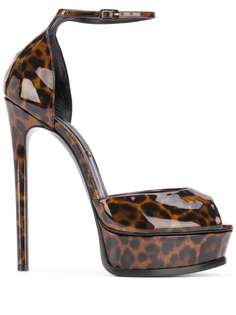 Casadei босоножки Flora Jungle Love на платформе