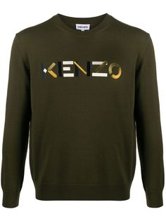 Kenzo джемпер с вышитым логотипом