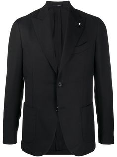 Lardini однобортный пиджак с заостренными лацканами