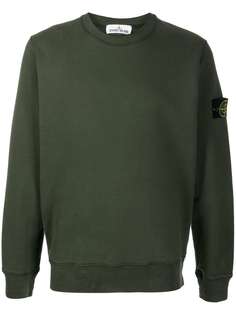 Stone Island толстовка с нашивкой-логотипом