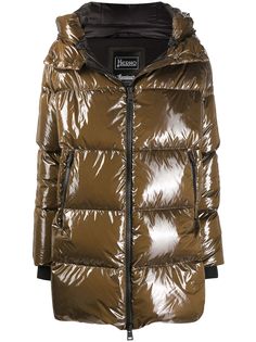 Herno high-shine padded jacket