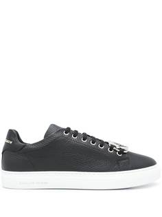 Philipp Plein logo plaque leather trainers