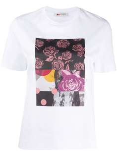 Ports 1961 roses-print crew neck T-shirt