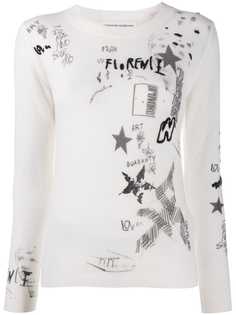 Ermanno Scervino джемпер вязки интарсия с круглым вырезом