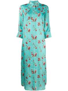 R13 floral-print shirt dress