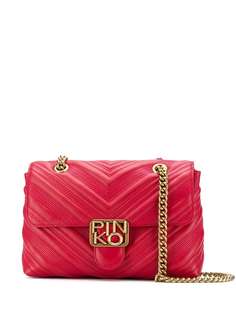 Pinko quilted leather shoulder bag
