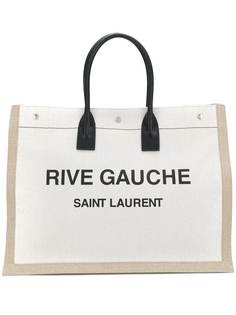 Saint Laurent сумка-тоут Rive Gauche с логотипом