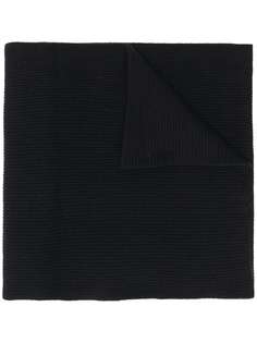 GANNI knitted ribbed scarf