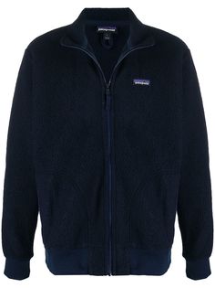 Patagonia Woolyester fleece rib-trimmed jacket