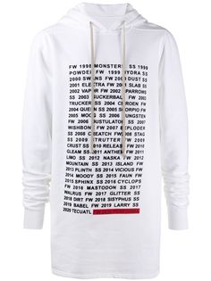 Rick Owens DRKSHDW Performa longline hoodie