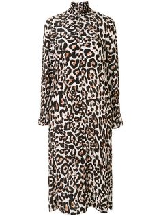 Baum Und Pferdgarten Aeverie leopard-print shirt dress