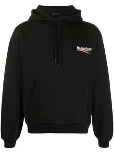 Balenciaga logo print hoodie