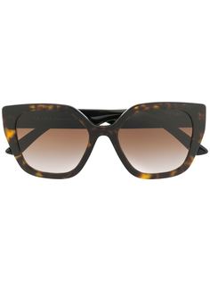 Prada Eyewear солнцезащитные очки в квадратной оправе