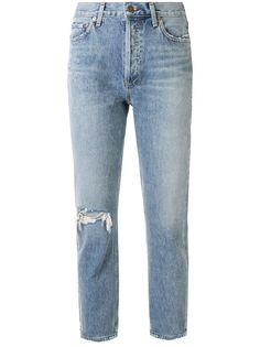 AGOLDE Riley high-rise cropped jeans