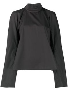 Lemaire high neck buttoned shirt