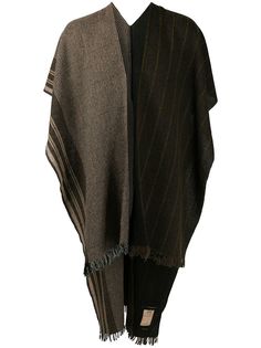 Ziggy Chen long cape scarf