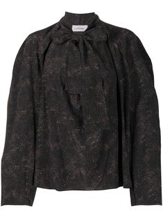 Lemaire pussy bow silk blouse