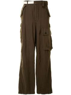 Sacai wide-leg cargo trousers