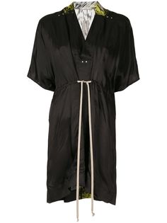 Rick Owens abstract-print mini dress