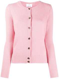 Allude round neck knit cardigan