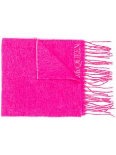 Alexander McQueen skull and heart scarf