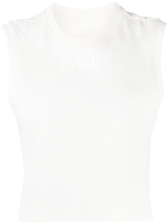 T By Alexander Wang топ без рукавов с логотипом