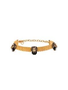 Gucci чокер с декором в виде львов