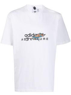 adidas футболка с графичным принтом