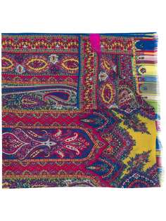 Etro жаккардовый шарф с абстрактным узором