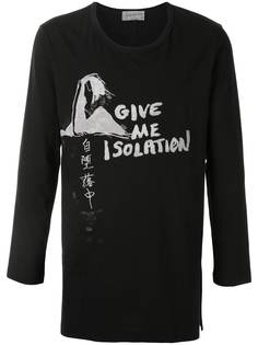 Yohji Yamamoto Isolation long sleeve t-shirt