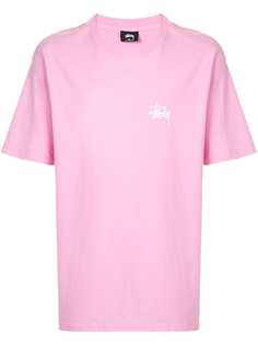Stussy футболка оверсайз с логотипом