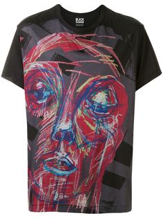 Yohji Yamamoto abstract-print t-shirt